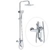 Душевая система Rose R1336, белый/хром