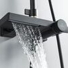 Душевая система с термостатом Rose R1896H-6, черный