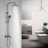 Душевая система Shevanik S8336T, оружейная сталь