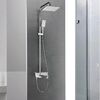 Душевая система Shevanik S9036F, белый/хром