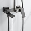 Душевая система Shevanik S9636T, оружейная сталь