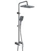 Душевая система Shevanik S6826T, оружейная сталь