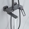 Душевая система Shevanik S6826T, оружейная сталь