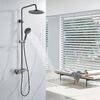 Душевая система Rose R3936T, оружейная сталь