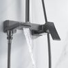 Душевая система Shevanik S4036T, оружейная сталь
