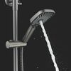 Душевая система Shevanik S6236T, оружейная сталь