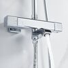 Душевая система c термостатом Shevanik S3096, хром