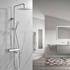 Душевая система c термостатом Shevanik S3096, хром