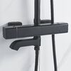 Душевая система c термостатом Shevanik S3096H, черный