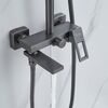 Душевая система Raffine F3696T, оружейная сталь