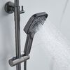 Душевая система Raffine F3696T, оружейная сталь