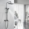Душевая система Raffine F3696T, оружейная сталь