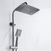Душевая система Shevanik S8936T, оружейная сталь