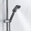 Душевая система Shevanik S8936T, оружейная сталь
