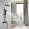 Душевая система Shevanik S4226H, черный