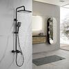 Душевая система Shevanik S4226H, черный