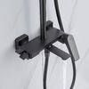Душевая система Shevanik S4226T, оружейная сталь