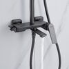 Душевая система Shevanik S4226T, оружейная сталь