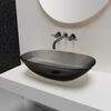 Смеситель для раковины Vincea Groove VBFW-4G1GM встраиваемый, вороненая сталь