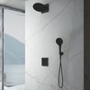 Душевой комплект Vincea Inspire VSFW-3I21MT5MB встраиваемый, термостат, двухрежимный, черный
