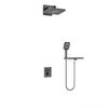 Душевой комплект Vincea Inspire VSFW-3I21MT4RGM встраиваемый, термостат, двухрежимный, вороненая сталь