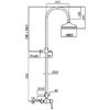 Душевая система Bugnatese Denver BN.DNV-6436CCR хром