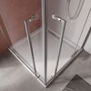 Душевой уголок Cezares LINER-AH-2-120/90-C-Cr-R профиль хром, стекло прозрачное 120x90 см