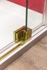 Душевой уголок CEZARES SLIDER-AH-1-100-70/80-C-BORO профиль золото матовое, стекло прозрачное 70-80x100 см