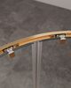 Душевой уголок CEZARES MOLVENO-R-2-100-C-BORO-IV профиль золото матовое, стекло прозрачное 100x100 см