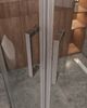 Душевой уголок CEZARES MOLVENO-RH-2-130/100-C-GM-IV профиль вороненая сталь, стекло прозрачное 130x100 см