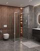 Душевой уголок CEZARES MOLVENO-AHF-31-120/90-C-CR-IV профиль хром, стекло прозрачное 120x90 см