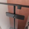 Душевая дверь Cezares LINER-B-12-90-C-NERO-L стекло прозрачное, регулировка 89-90,5 см