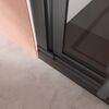 Душевая дверь Cezares LINER-B-12-90-C-NERO-R стекло прозрачное, регулировка 89-90,5 см