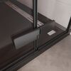 Душевая дверь Cezares LINER-B-12-90-C-NERO-R стекло прозрачное, регулировка 89-90,5 см