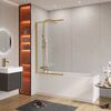 Душевая шторка на ванну CEZARES SLIDER-VF-11-90/150-C-BORO