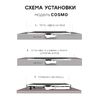 Душевой поддон STAROHOME COSMO 140х90х3 сm Black Matt