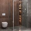 Душевой уголок CEZARES MOLVENO-AHF-31-120/80-C-CR-IV профиль хром, стекло прозрачное 120x80 см