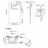 Душевой поддон WasserKRAFT 74T06 120 x 80  см