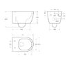 Унитаз подвесной безободковый BelBagno MARINO BB105CHR/BB105SC