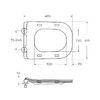 Унитаз подвесной безободковый BelBagno SELA, черный BB3201CHR-MB/BB3201SC-MB