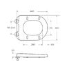 Унитаз приставной безободковый BelBagno MARINO BB105CBR/BB105SC