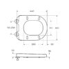 Унитаз приставной безободковый BelBagno MARINO BB105CBR/BB865SC