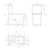 Унитаз-компакт безободковый BelBagno ALBANO BB120CPR/BB120SC