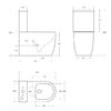 Унитаз-компакт безободковый BelBagno MARINO BB105CPR/BB105SC