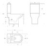 Унитаз-компакт безободковый BelBagno NORMA BB339CPR/BB2111SC