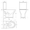 Унитаз-компакт безободковый BelBagno LOUNGE BB045CPR/SC/BB045/051T