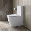 Унитаз-компакт безободковый со смывом TORNADO BelBagno LUCE-TOR BB2197CP-TOR/SC/BB2197T