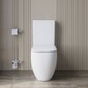 Унитаз-компакт безободковый со смывом TORNADO BelBagno LUCE-TOR BB2197CP-TOR/SC/BB2197T