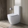 Унитаз-компакт безободковый со смывом TORNADO BelBagno LUCE-TOR BB2197CP-TOR/SC/BB2197T