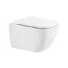 BelBagno ALPINA Унитаз подвесной безободковый с сиденьем дюропласт soft close, BB10100CHR/SC